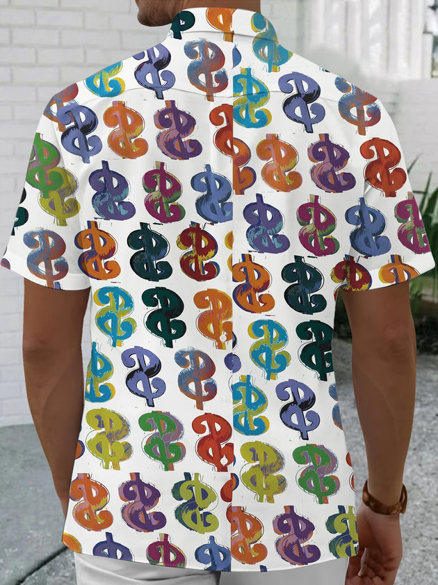 men's pocket shirt back view