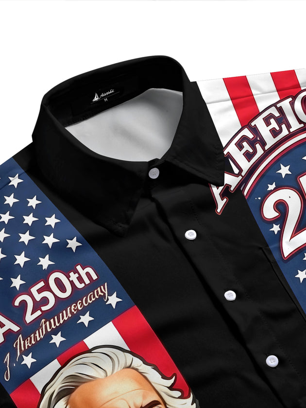 men's American eagle shirt side view