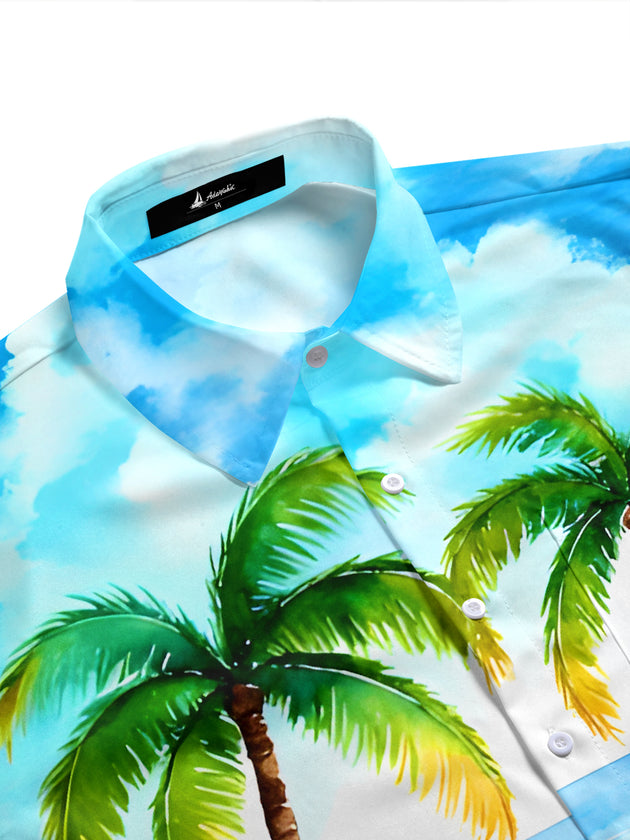 men's tropical shirt side view