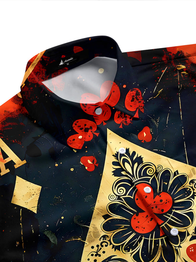 men's short sleeve shirt side view