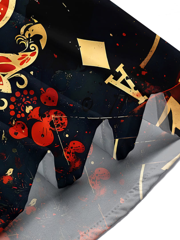 men's printed shirt summer vacation