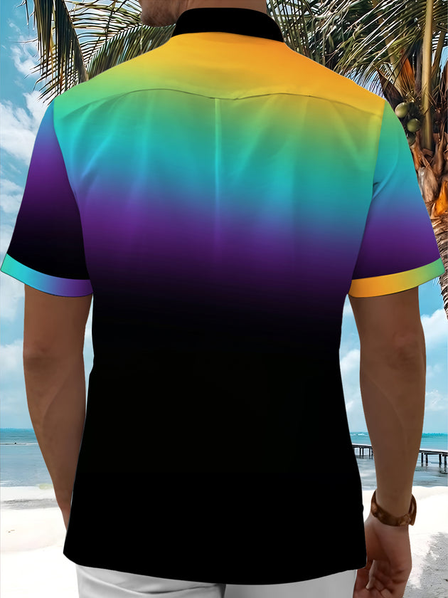 men's tye dye shirt back view