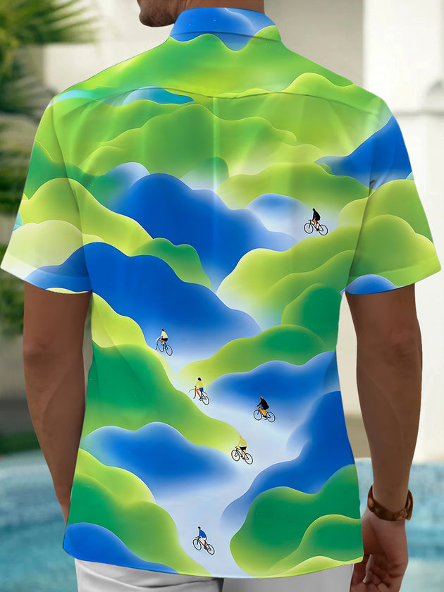 men's pocket shirt back view