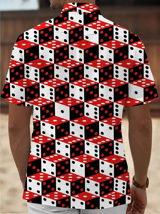 men's pocket shirt back view