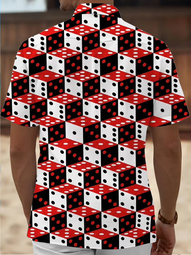 men's pocket shirt back view