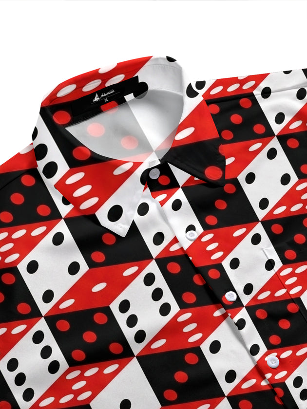 men's short sleeve shirt side view