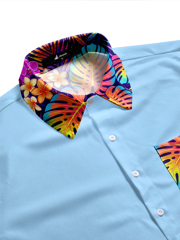 men's tropical shirt side view