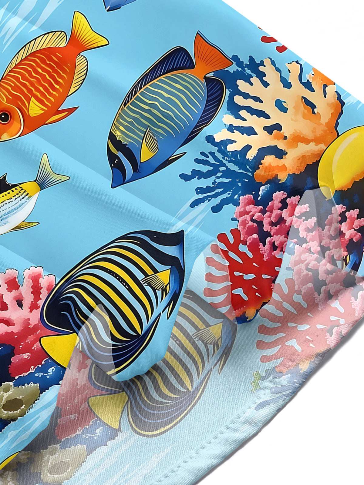 Hawaiian Fish Men's Pocket Short Sleeve Shirts