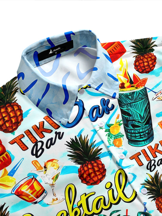 men's tropical shirt side view