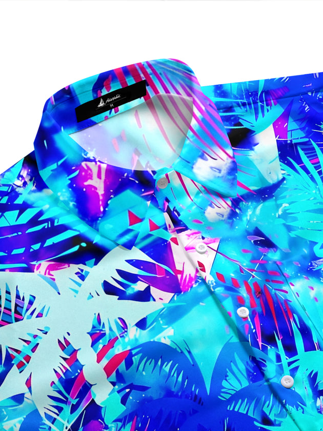 men's tropical shirt side view