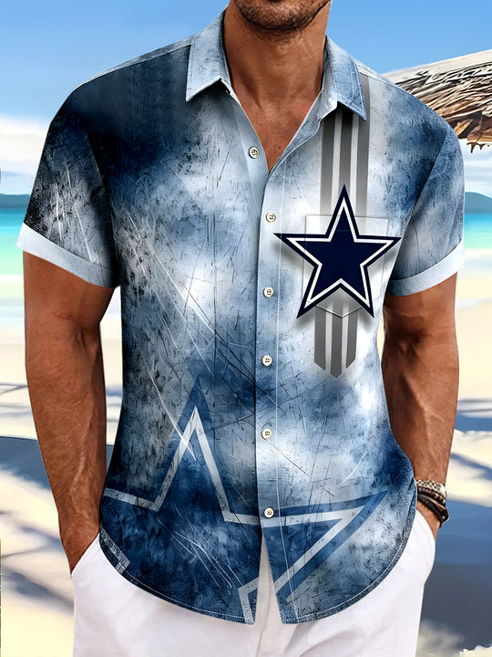 Star Men's Pocket Short Sleeve Shirts