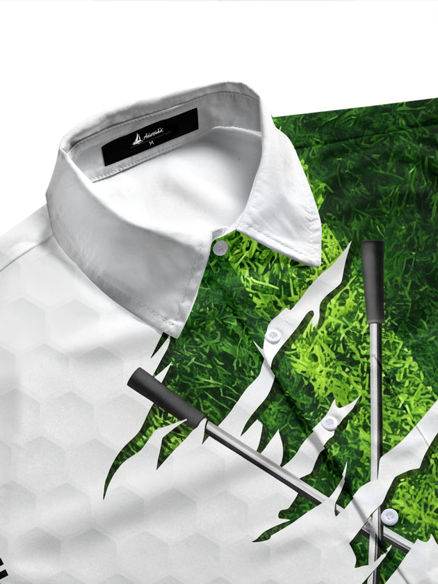 men's team shirt side view