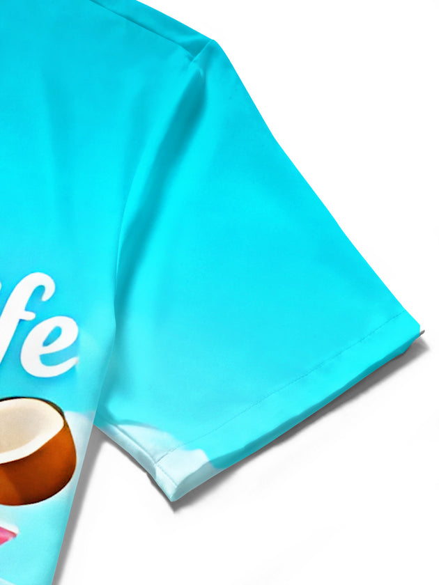 Hawaiian Cruise Vacation Life Men's Pocket Short Sleeve Shirts