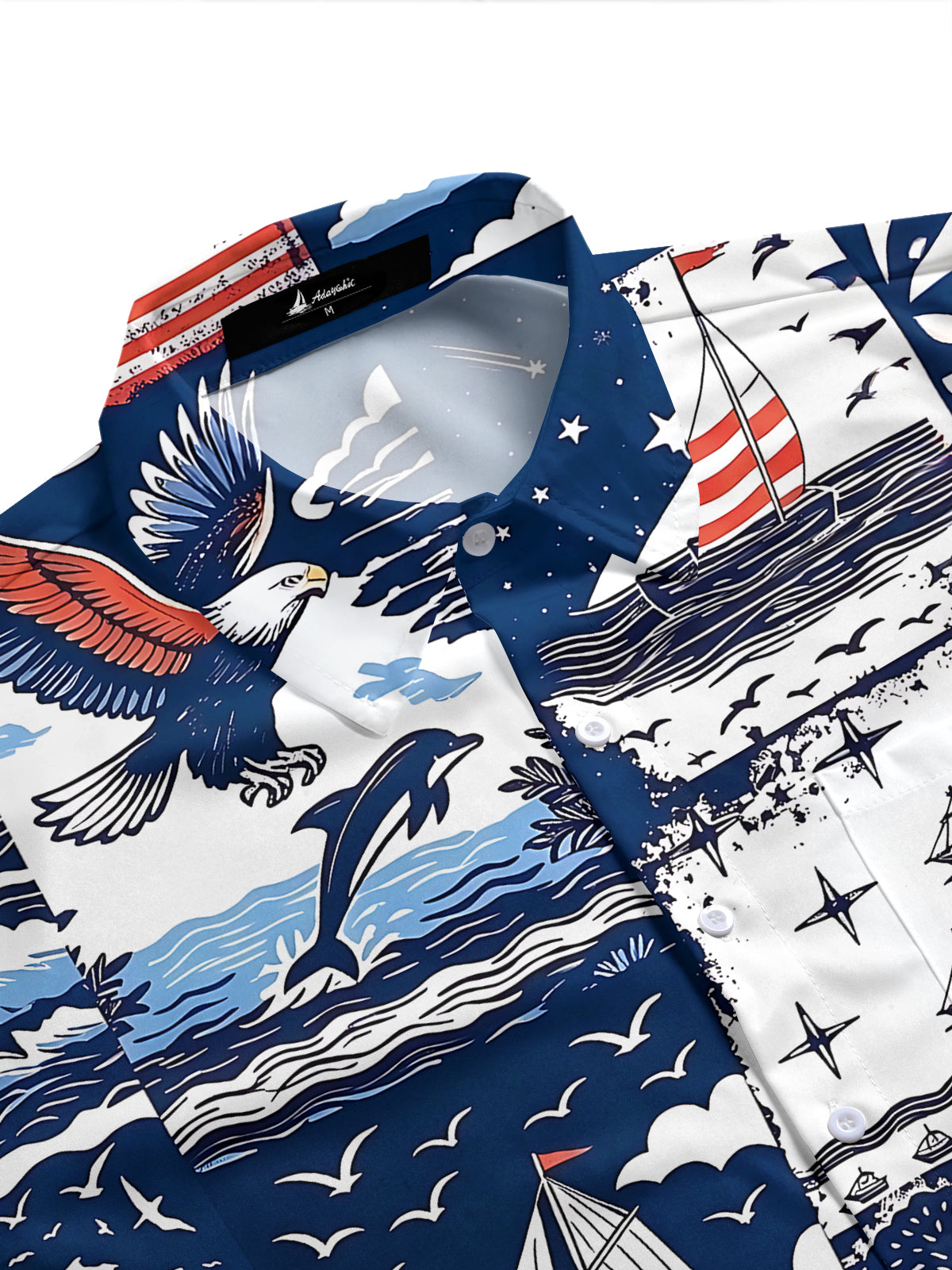 Hawaiian Men's Pocket Short Sleeve Shirts