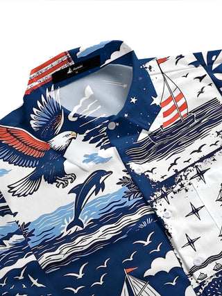 Hawaiian Men's Pocket Short Sleeve Shirts
