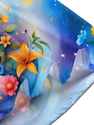 women's floral shirt summer vacation