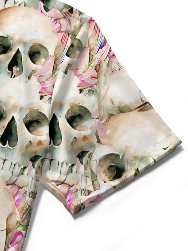 Butterfly Print Women's Short Sleeve Shirts