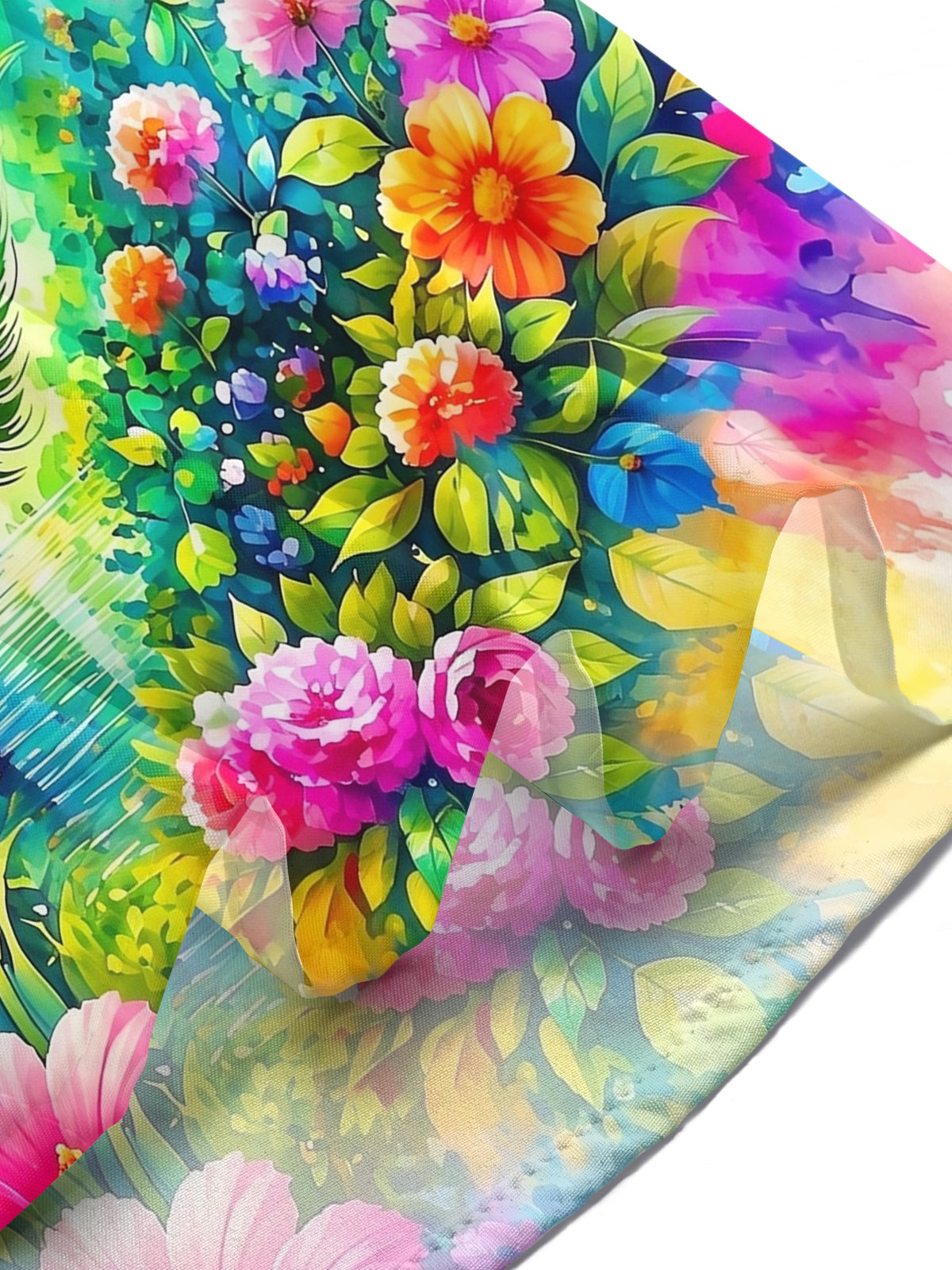 Music Guitar Dancer Watercolor Colorful Floral Women's Short Sleeve Shirts