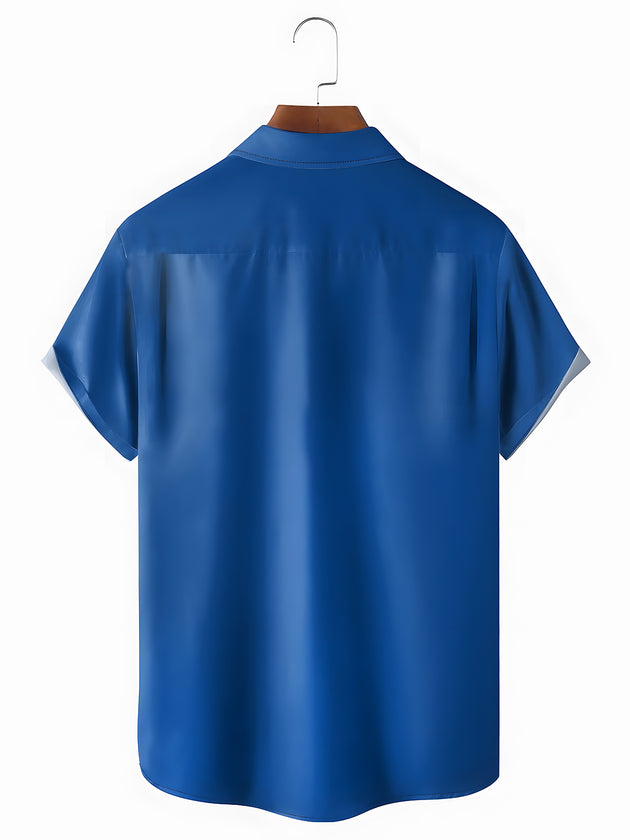 men's patriotic shirt back view