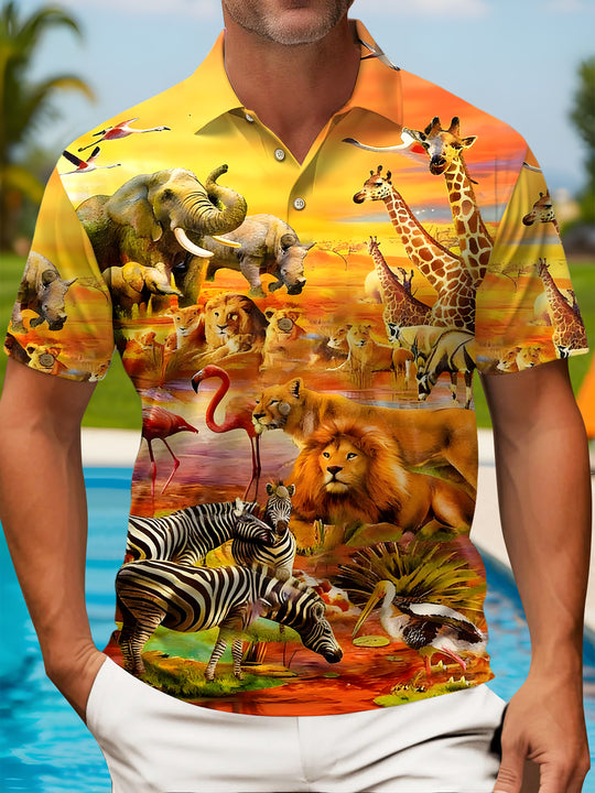 men's shirt front view