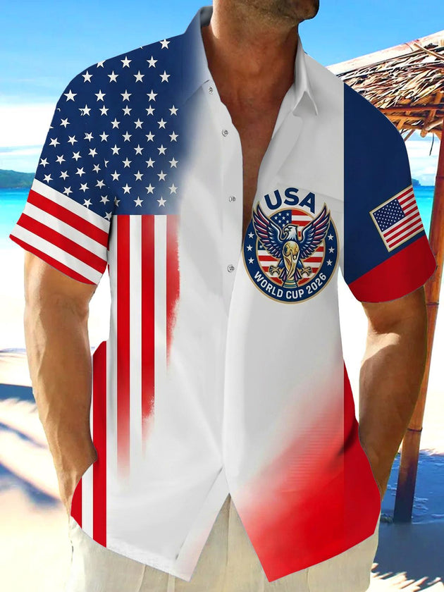 men's shirt front view Independence Day