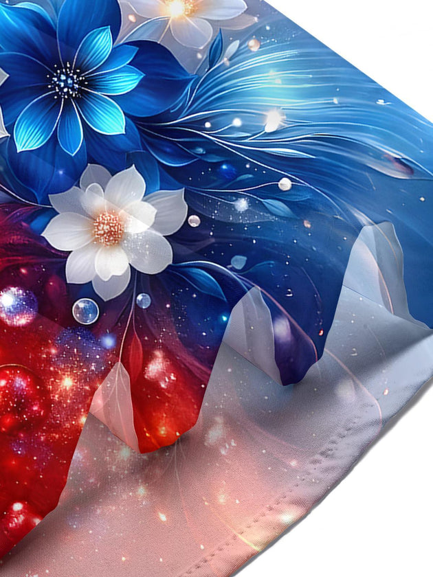men's floral shirt Independence Day