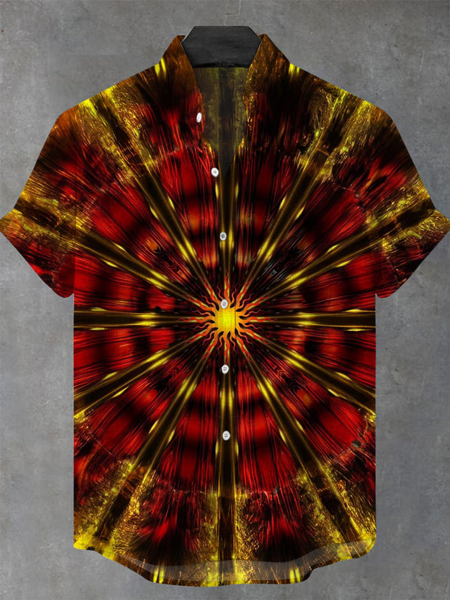 men's vintage style shirt front view