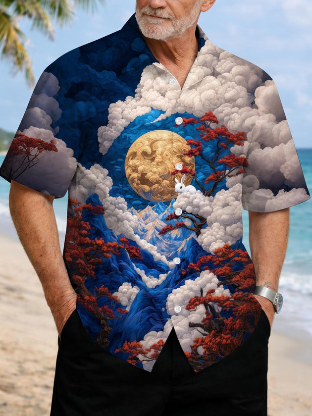 men's shirt front view