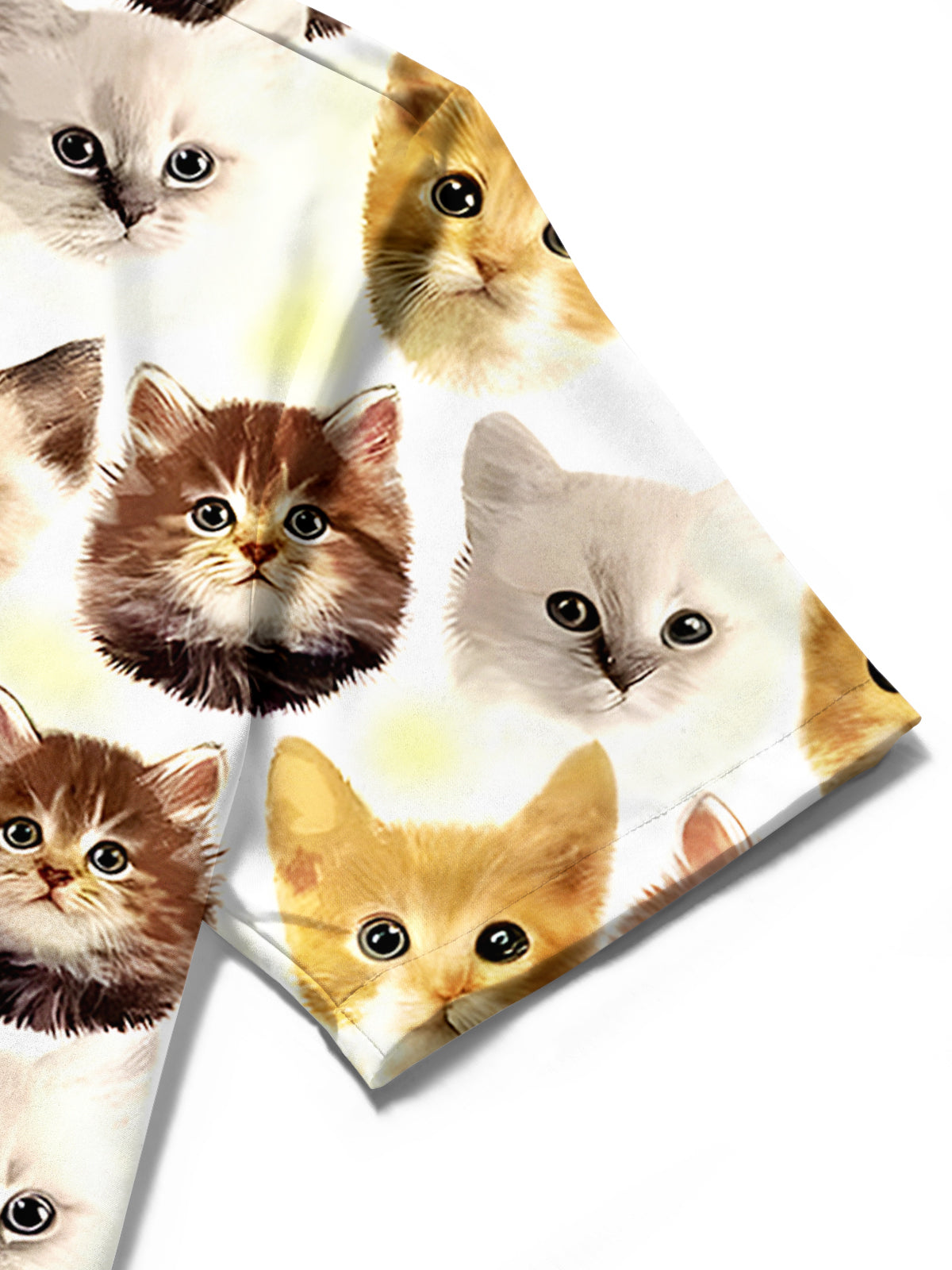 Cat Men's Pocket Short Sleeve Shirts