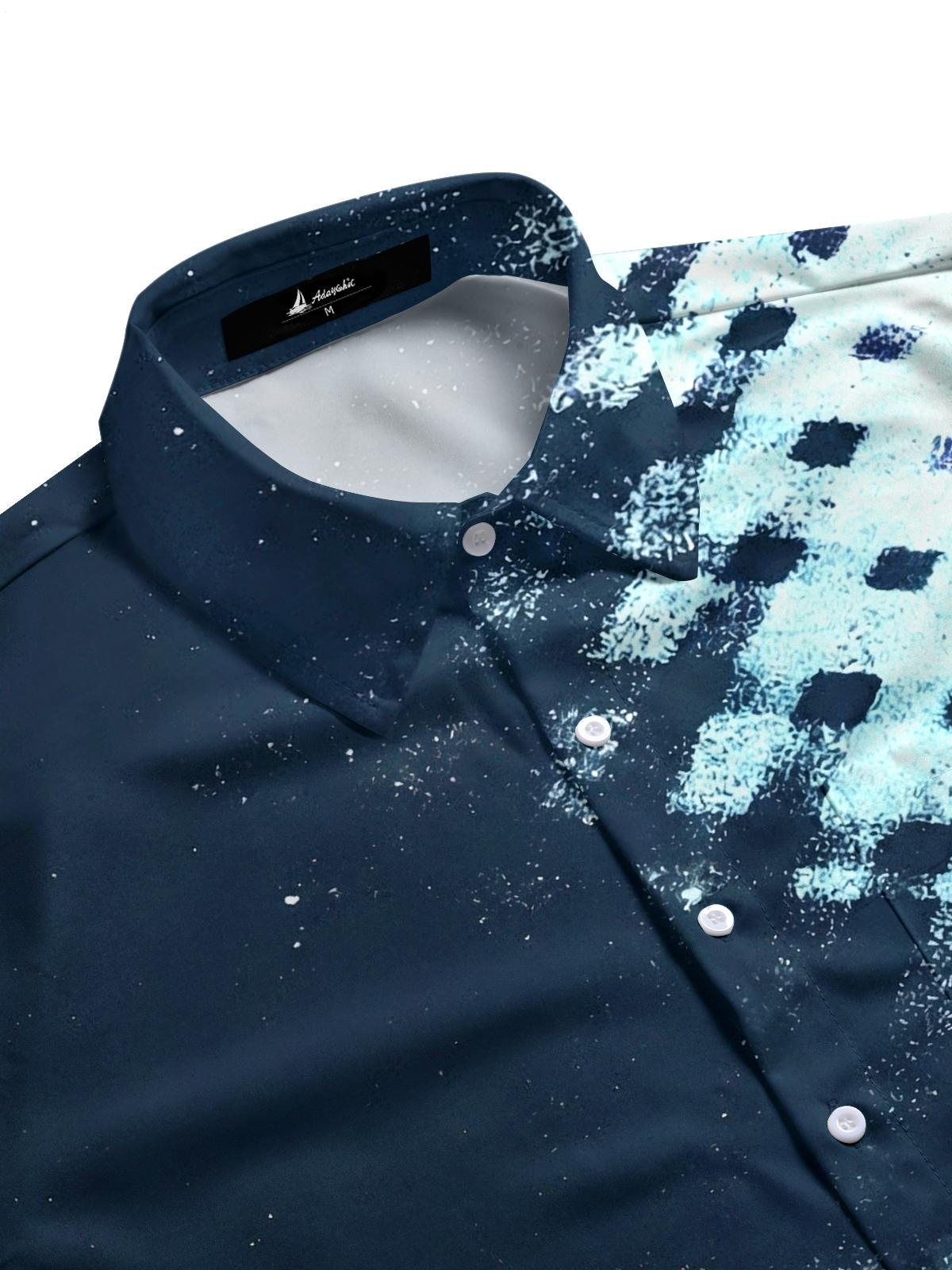 Geometry Men's Pocket Short Sleeve Shirts