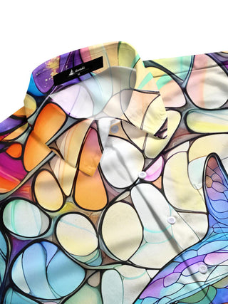 men's tropical shirt side view