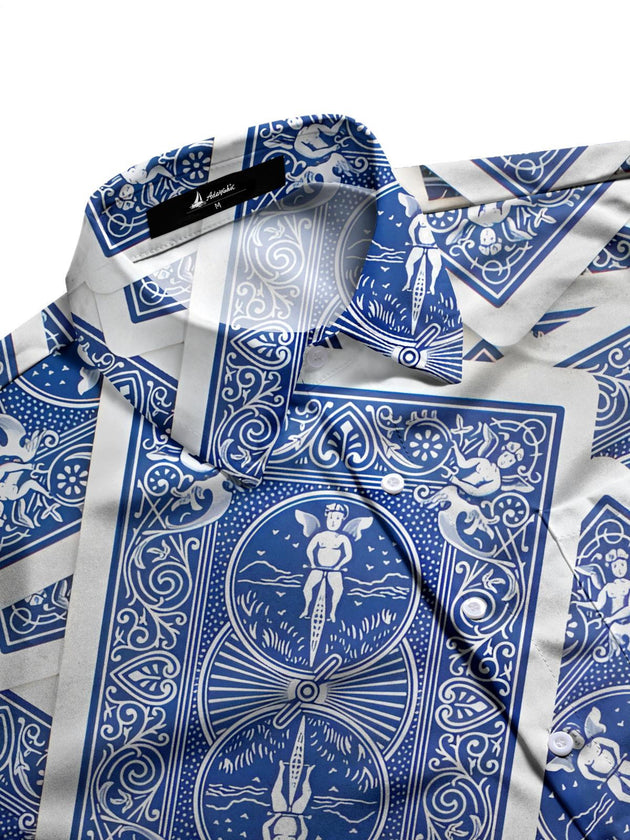 men's short sleeve shirt side view