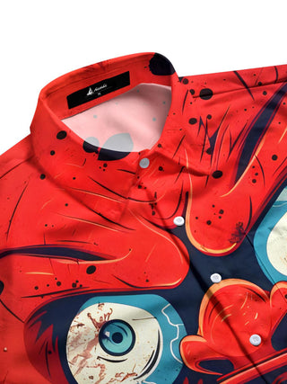 men's short sleeve shirt side view