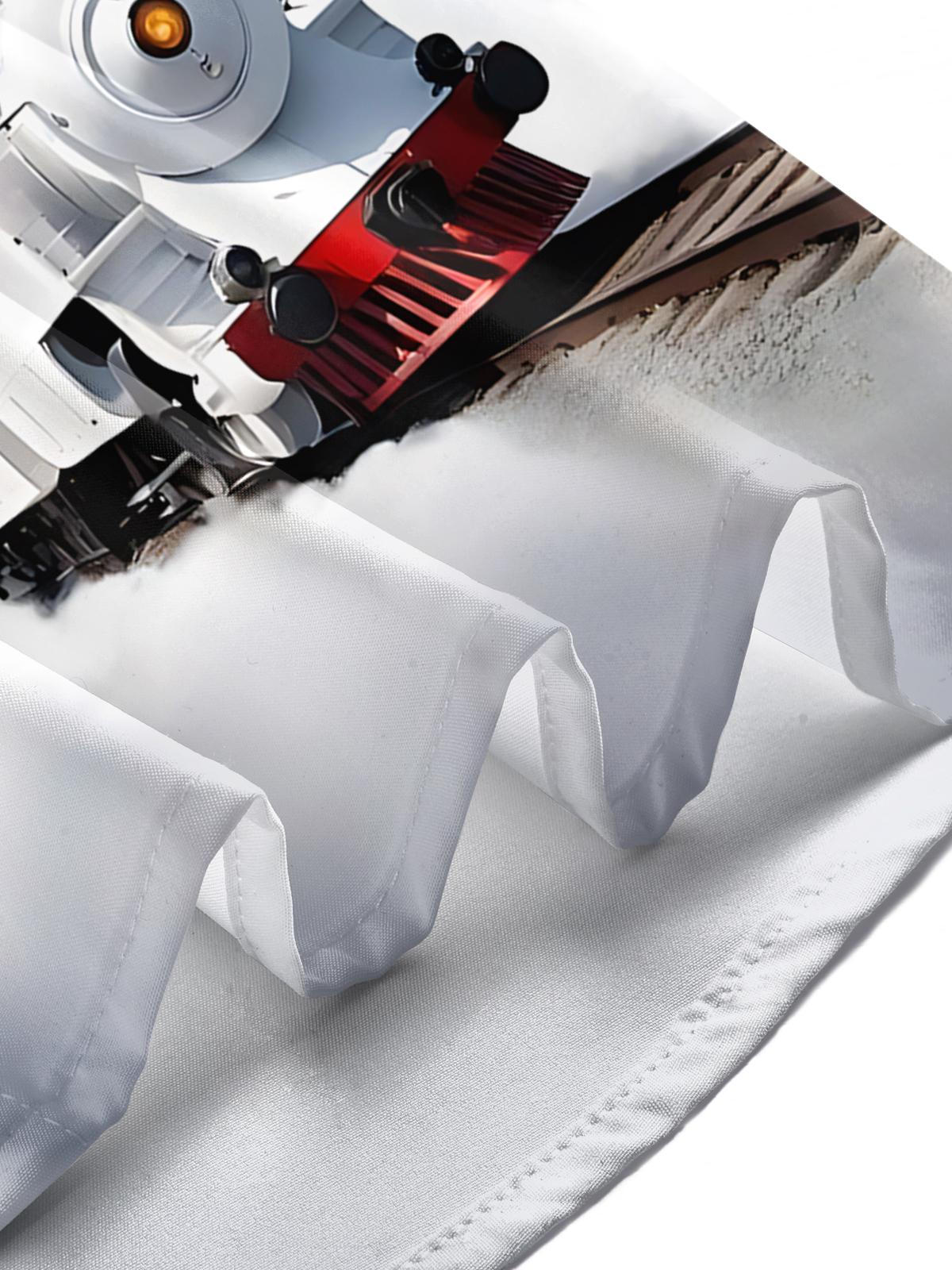 Train Print Men's Pocket Short Sleeve Shirts