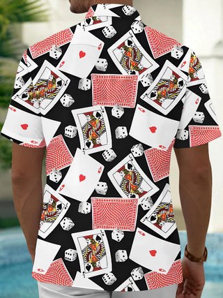 men's pocket shirt back view