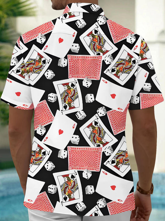 men's pocket shirt back view