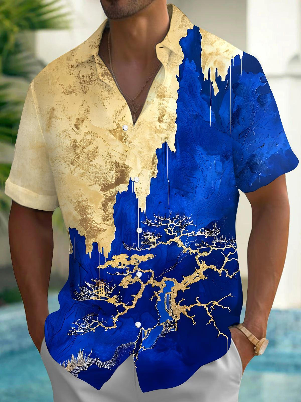 Mountain Men's Pocket Short Sleeve Shirts