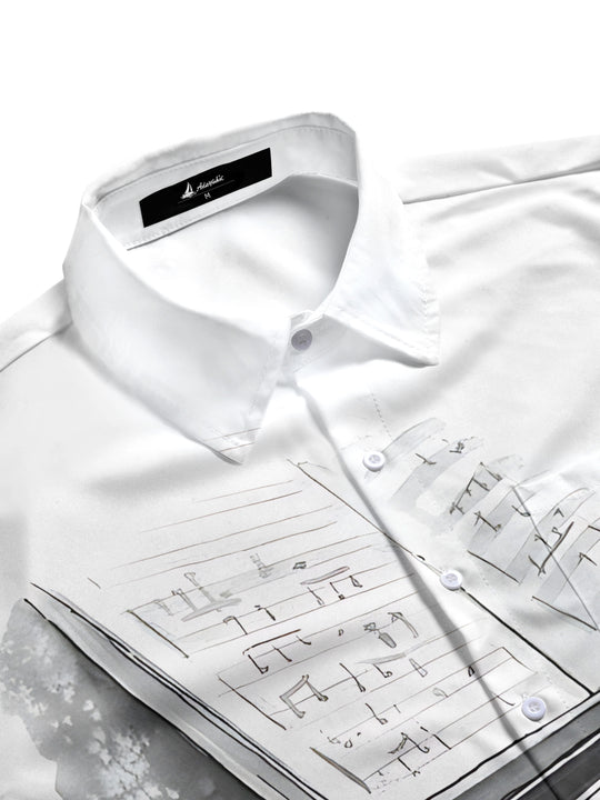 men's short sleeve shirt side view