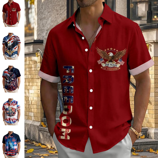 men's dress shirt casual side view