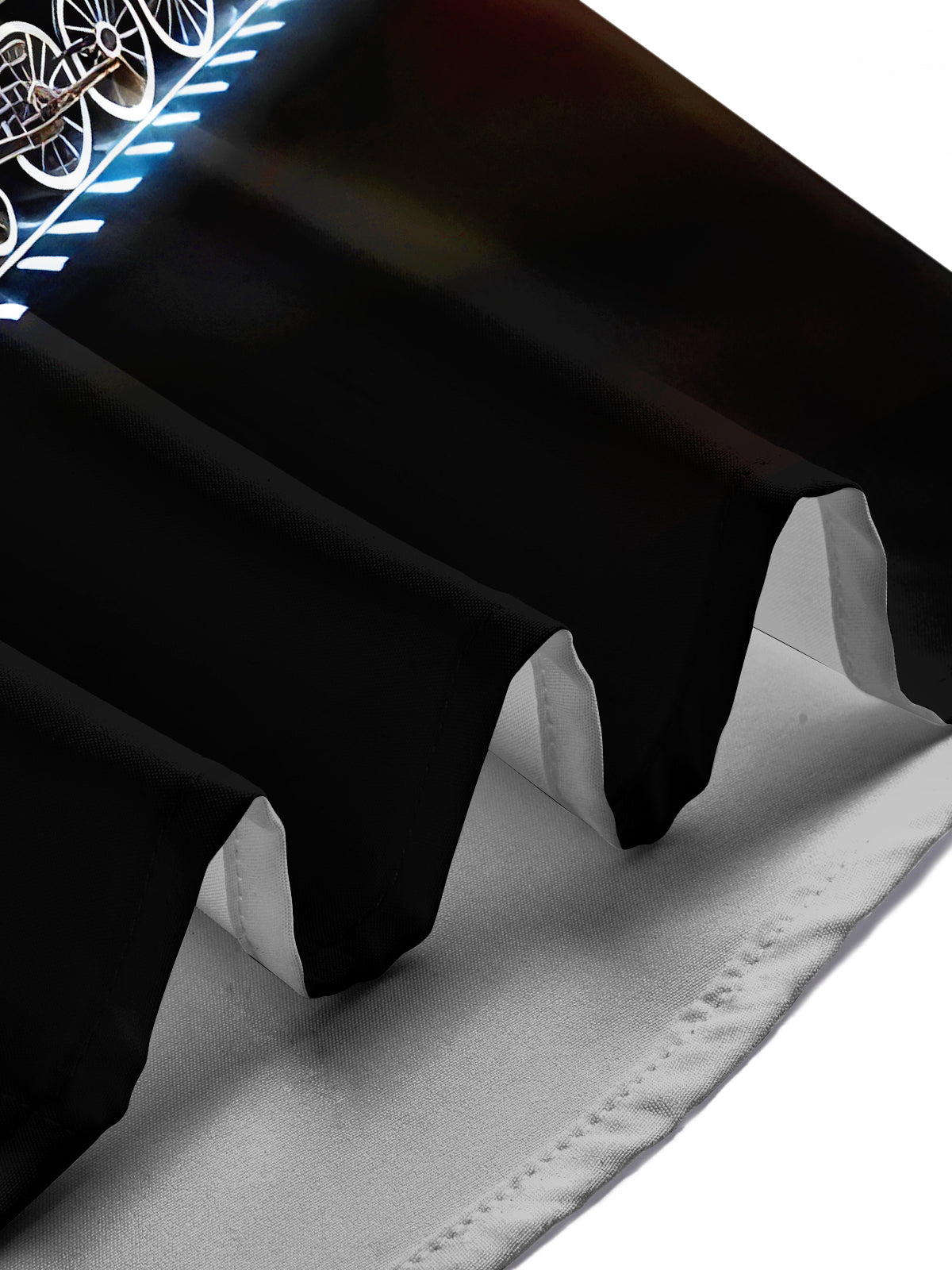 Winter Snow Scene Train Men's Pocket Long Sleeve Shirts