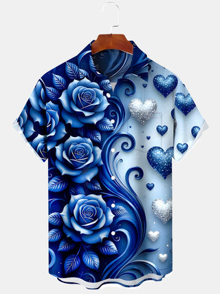 men's Valentine's Day shirt front view