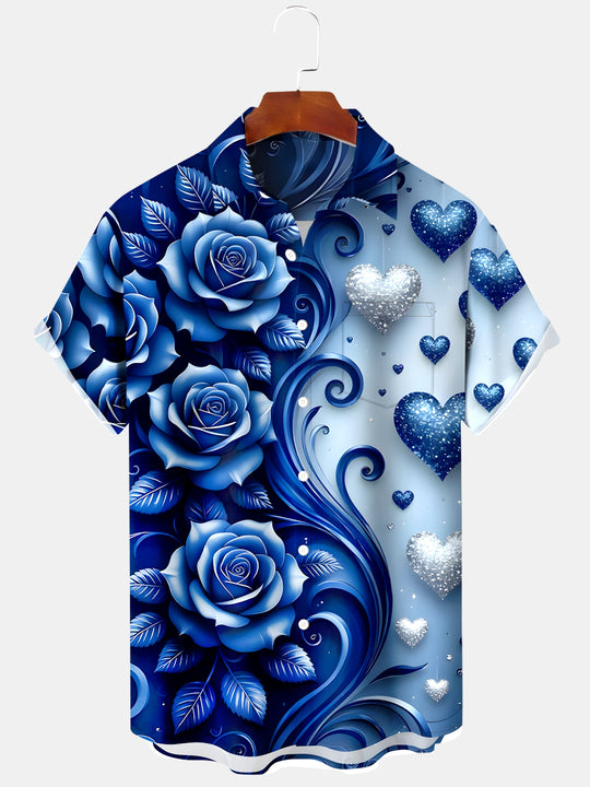men's Valentine's Day shirt front view