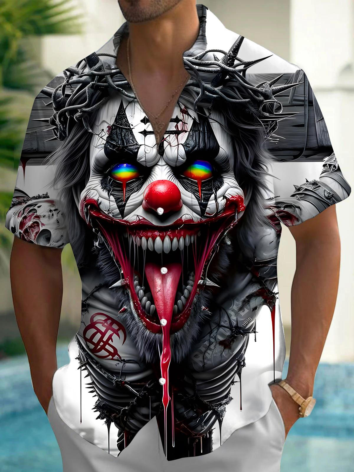 Joker Men's Pocket Short Sleeve Shirts