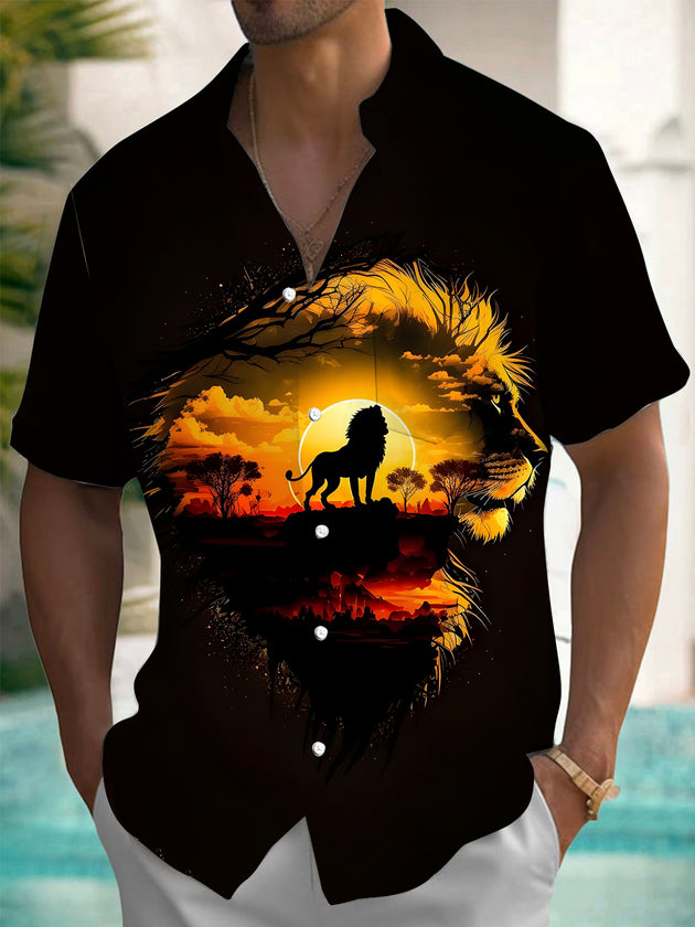 men's shirt front view