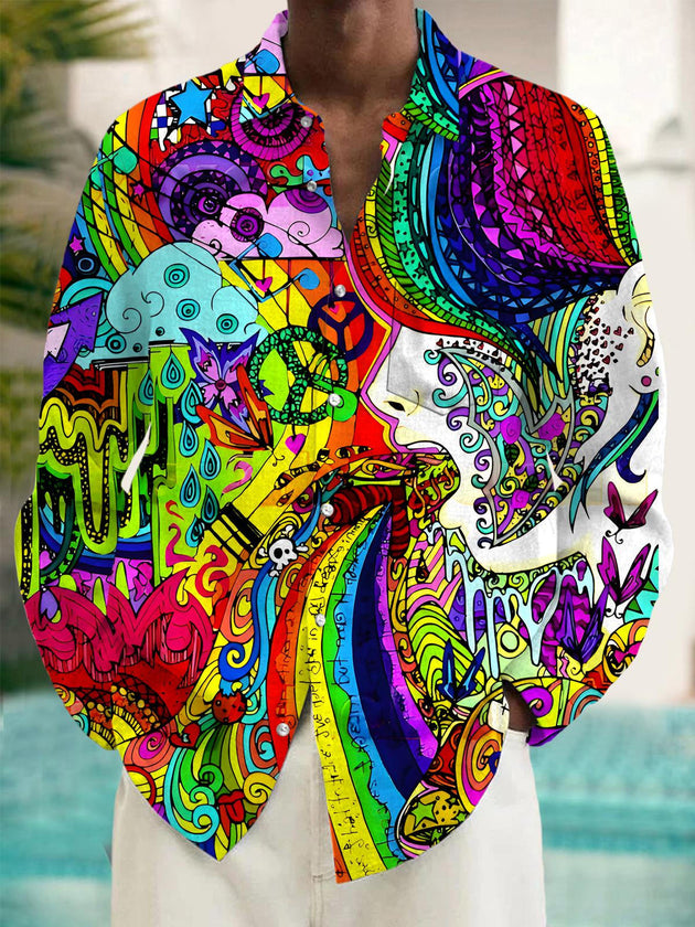 men's shirt front view