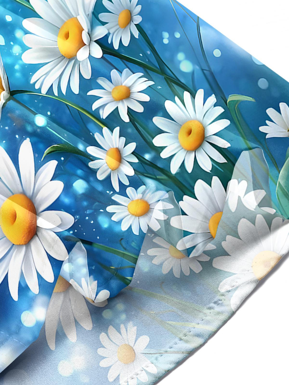 Hawaiian Floral Men's Pocket Short Sleeve Shirts