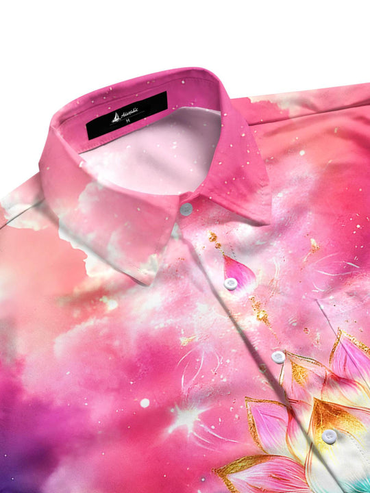 men's tropical shirt side view