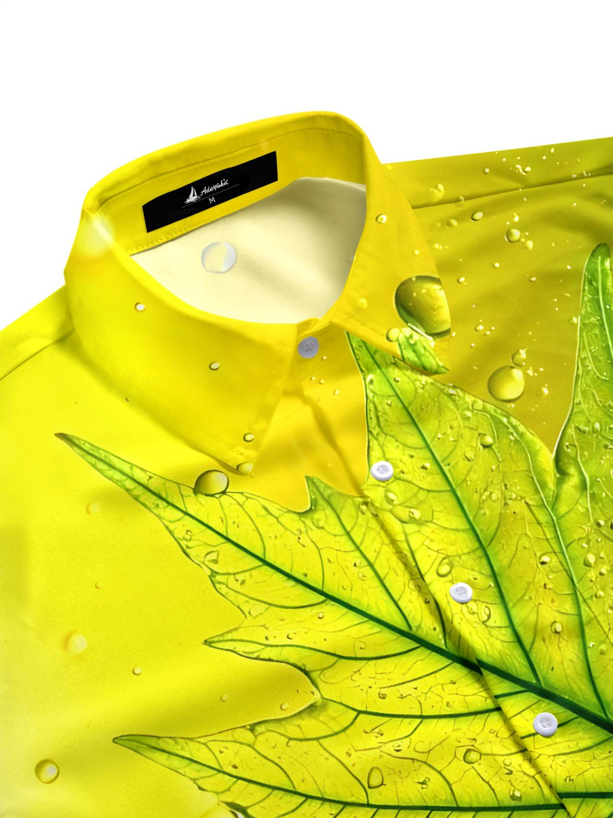 men's tropical shirt side view