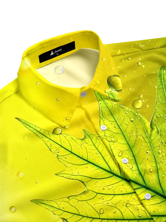 men's tropical shirt side view