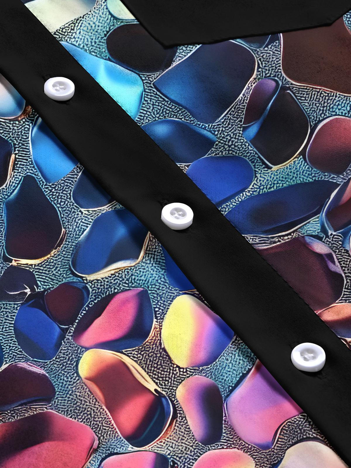 Geometry Men's Pocket Short Sleeve Shirts